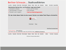 Tablet Screenshot of berliner-schnauze.de